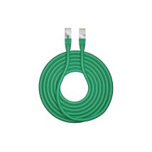 Câble Ethernet catégorie 6a s/ftp Cae Groupe Vert, 5m lszh Avec connecteur Droit ( Prix pour Sachet de 5 )