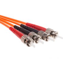 Rs Pro - Câble fibre optique 50m Avec connecteur / st, OM1 Multi-mode ( Prix pour 1 )