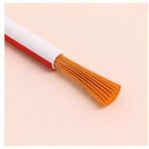 Câble Fil Unipolaire flry-b iso 6722 Classe b Sec. 1,50 mmq Blanc/Rouge