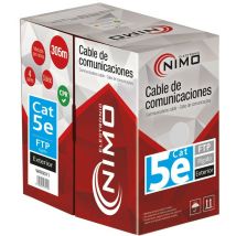 Nimo - Cable ftp Cat5e Exterior cca negro (305m)