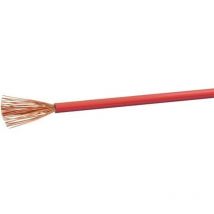 Voka Kabelwerk - Câble gainé H05V-K H05VK1RT 1 x 1 mm² rouge 100 m