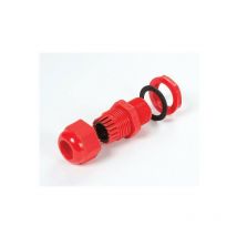 Cable Glands Red Nylon, with M20 Thread, Pack of 10 - Hellermanntyton