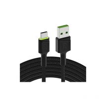 Green Cell - KABGC06 cable usb 1,2 m usb a usb c Negro