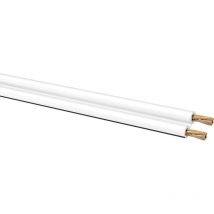 Oehlbach - 191 Câble haut-parleur 2 x 1.5 mm² blanc 10 m S170471