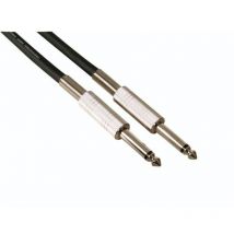 Hq Power - HQ-Power Câble d'enceinte, 2 x jack 6.35 mm, mono, 10 m, protection de câble parfait pour la transmission sonore