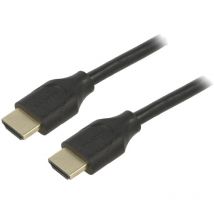 Adnauto - Cable hdcp 2.2 hdmi 2.1 male des deux cotes 1m noir