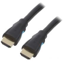 Vention - Cable hdmi 2.0 prise male des deux cotes uhd 4K 3D 1m - Noir