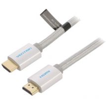 Adnauto - Cable hdmi 2.0 prise male des deux cotes uhd 4K 3D 8m - Noir