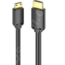 Vention - Cable hdmi 4K aghbg/ hdmi Macho - Mini hdmi Macho/ 1.5m/ Negro