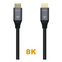 Aisens - Câble hdmi a150-0428/ hdmi male - hdmi male/ 2m/ gris noir