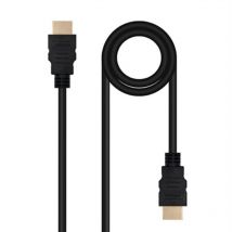 Nanocable Câble HDMI V2.0 4K@60Hz 18 Gbps A/M-A/M, 1.5 m, noir