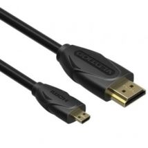 Vention - Cable hdmi VAA-D03-B300/ hdmi Macho - Mini hdmi Macho/ 3m/ Negro