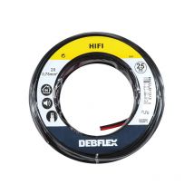 Bobinot hi-fi 2X0.75 MM² 25M rouge/noir - 213340 - Debflex