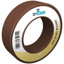 Hepoluz - cable elec hilo flexible H07V-K bricable 1X1,5MM marr 100 mt