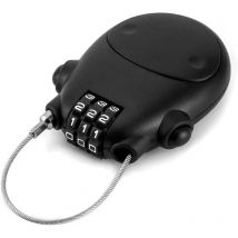 Cable lock, with 3-digit discs, 77 cm metal cable, for bicycles, motorcycles, luggage, etc.