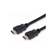 Cable maillon basic hdmi cable gold high speed connector bc black 1.8m