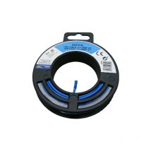 25m cable manguera plana H05VVH2-F 2x1mm² blanco