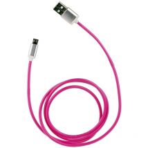 Cable micro usb 20 universel - Phosphorescent - 1 m