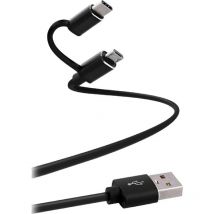 Cable Micro USB vers USB-C et USB-2
