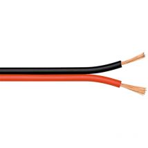 15023 cable de audio 100 m Negro, Rojo - Cables de audio (100 m, Negro, Rojo) - Goobay