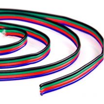 Cable para rgb 4 hilo led Tapa 0,2mm2 Vendido en el Medidor