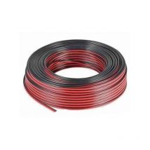 Câble parallèle rouge-noir 2x1.