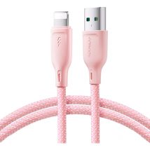 Câble pour iPhone Multi-Color Series USB-A - Lightning 3A 1m rose
