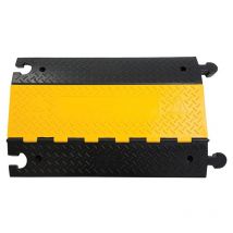 Vulcascot - Cable Protectors, Heavy Duty, Black/Yellow