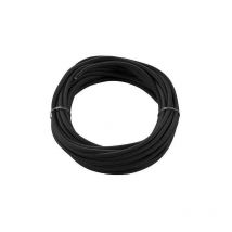 Câble pvc 3G1,50 H05VV-F recouvert de tissu tissé noir