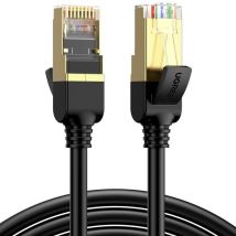 Ugreen - Cable de conexión de red stp RJ45 Cat 7 de 15 m, color negro