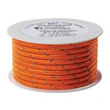 Overmann - Cable reflector Reflector de seguridad L.50m P.8mm pes naranja (Por 4)