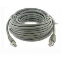Cable Reseau RJ45 Blinde Droit Categorie 5e 30m F-UTP5 gris cca