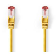 Câble réseau CAT6 RJ45 Male RJ45 Male s/ftp 15.0 m Rond lszh Gris Label