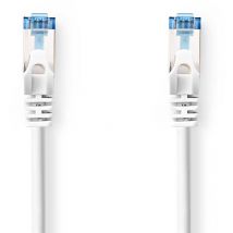 Câble réseau CAT6a s/ftp RJ45 Male RJ45 Male 15.0 m Snagless Rond lszh Gris Label
