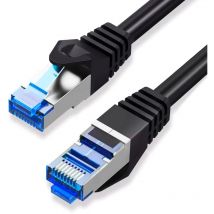CÂBLE RÉSEAU LAN S/FTP CAT.6a, CÂBLE ETHERNET EXTÉRIEUR RJ45 CAT 6a 1.5