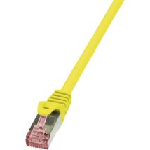 Câble réseau RJ45 cat 6 s / ftp Logilink 2 connecteurs RJ45 - 1 m - Jaune - CQ2037S V961331