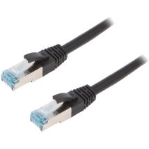 Adnauto - Cable reseau RJ45 male s-ftp Cat 6a noir- 50m