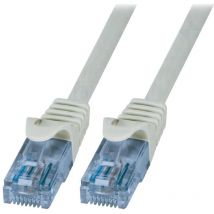 Cable reseau RJ45 male u-utp Cat 6a gris- 2m