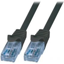 Cable reseau RJ45 male u-utp Cat.6a noir- 3m
