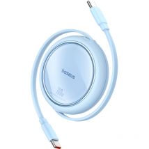 Câble rétractable câble rétractable USB-C 100W Free2Draw Mini 1m bleu