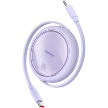 Câble rétractable câble rétractable USB-C 100W Free2Draw Mini 1m violet