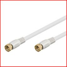 Cable Satellite RG59 2.5m Fiches f Males