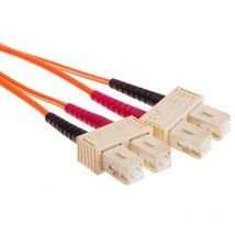 Rs Pro - Câble fibre optique 50m Avec connecteur / sc, OM1 Multi-mode ( Prix pour 1 )