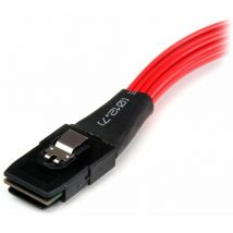 Startech - com SAS8087S4R50 - Câble miniSAS (SFF-8087) vers 4x sata (7 broches) à verrouillage inversé - 0.5 m