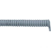 Lapp - 73220364 Câble spiralé unitronic spiral LiF2Y11Y 500 mm/ 2000 mm,6 x 0.25 mm²,gris1 pc(s)