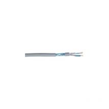 Câble téléphonique cae Groupe 4 conducteurs, 24 awg 2 paires, l 100m, Blindé Ruban aluminium Gris, Gaine pvc ( Prix pour Bobine de 100 Mètres )