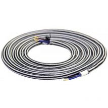 Cable textil Doble aislamiento Color 2 Metros - Negro y Blanco