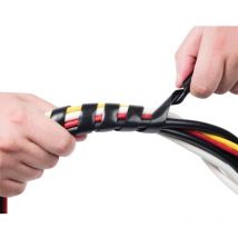 Cable Tidy Wrap Black 2.5 M