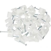 Csparkv - Cable tie - Electric wire tie - Electric cable fixing - Cable fixing and connection - Cable clamp - Fixing nail - Wire tie ø 8 a 12 Mm