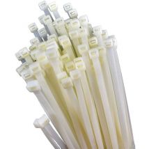 Edison - Cable Ties, Natural, 3.6mm Diameter & Assorted Length, Pack of 400